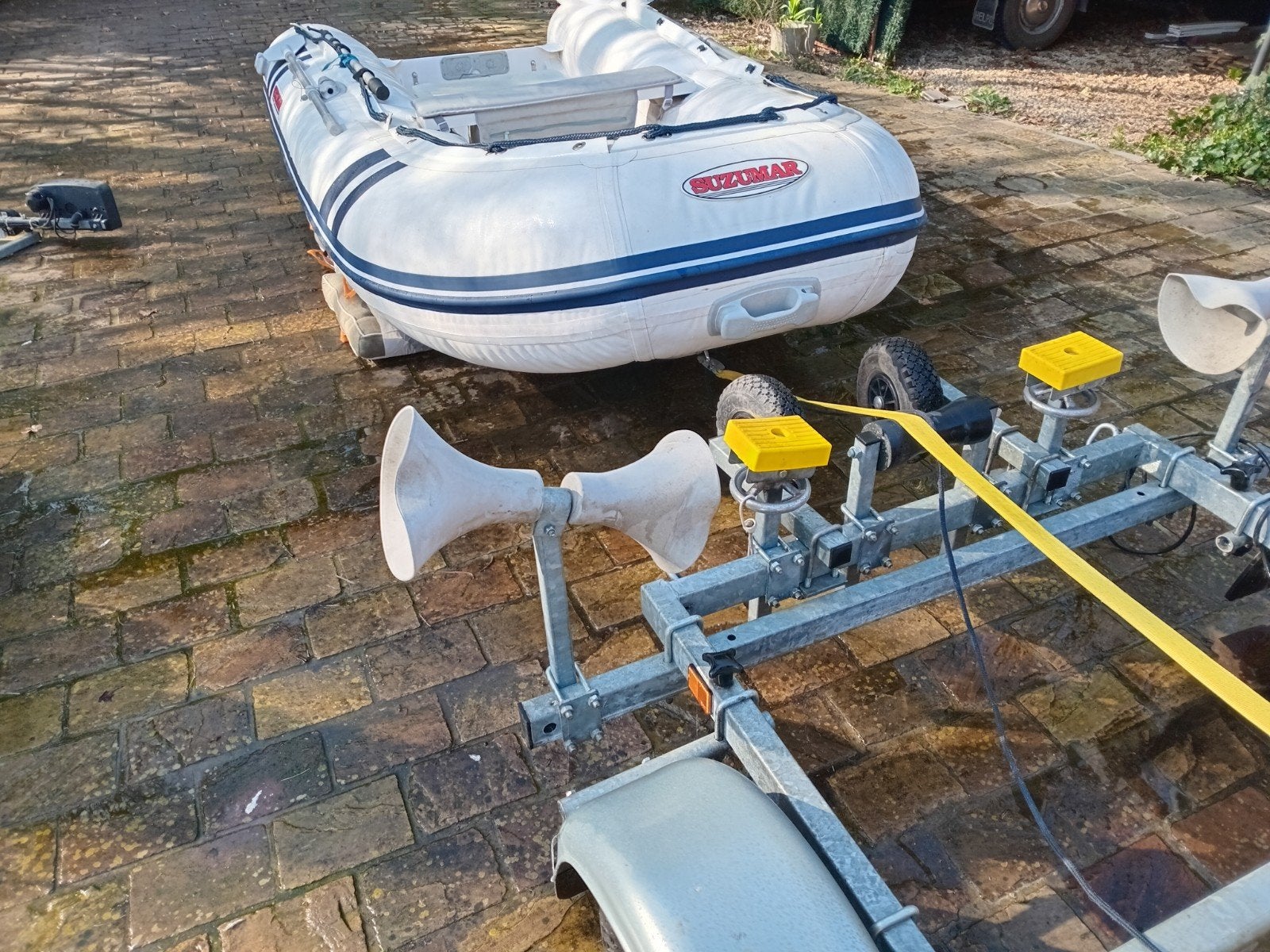 Prachtige RIB SUZUMAR 3,5m nieuwstaat !, Watersport en Boten, Rubberboten, Ophalen, Suzumar