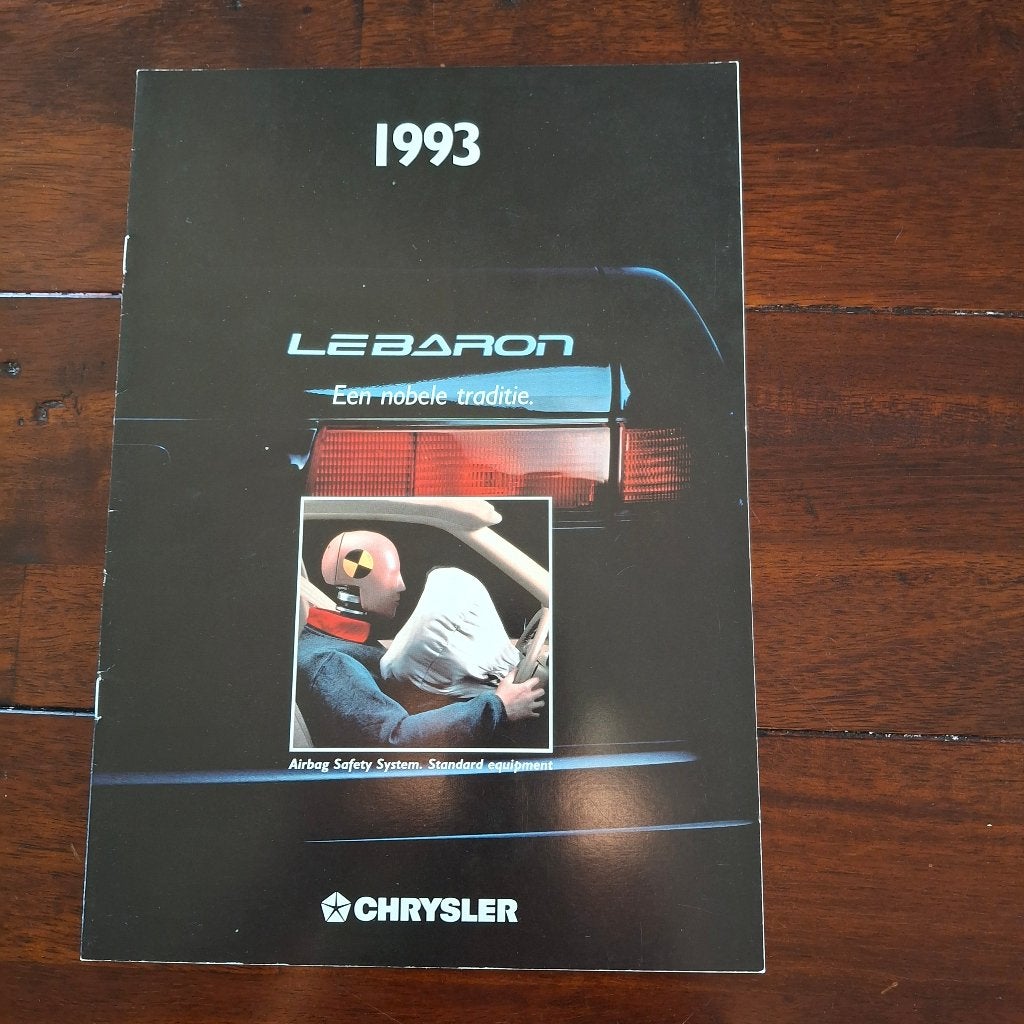 CHRYSLER Le Baron - Een nobele traditie  1993, Enlèvement ou Envoi, Neuf, Autres marques