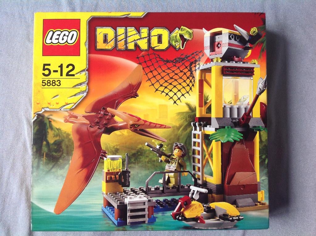 LEGO - DINO - 5883 - TOWER TAKEDOWN, Neuf, Lego, Ensemble complet, Pièces supplémentaires incluses