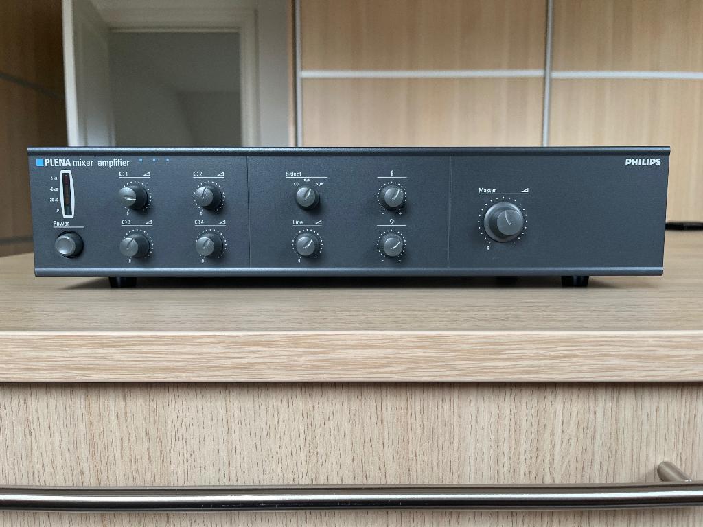 Philips Plena mixer amplifier LBB 1906, Enlèvement, Comme neuf, 60 à 120 watts, Autres marques