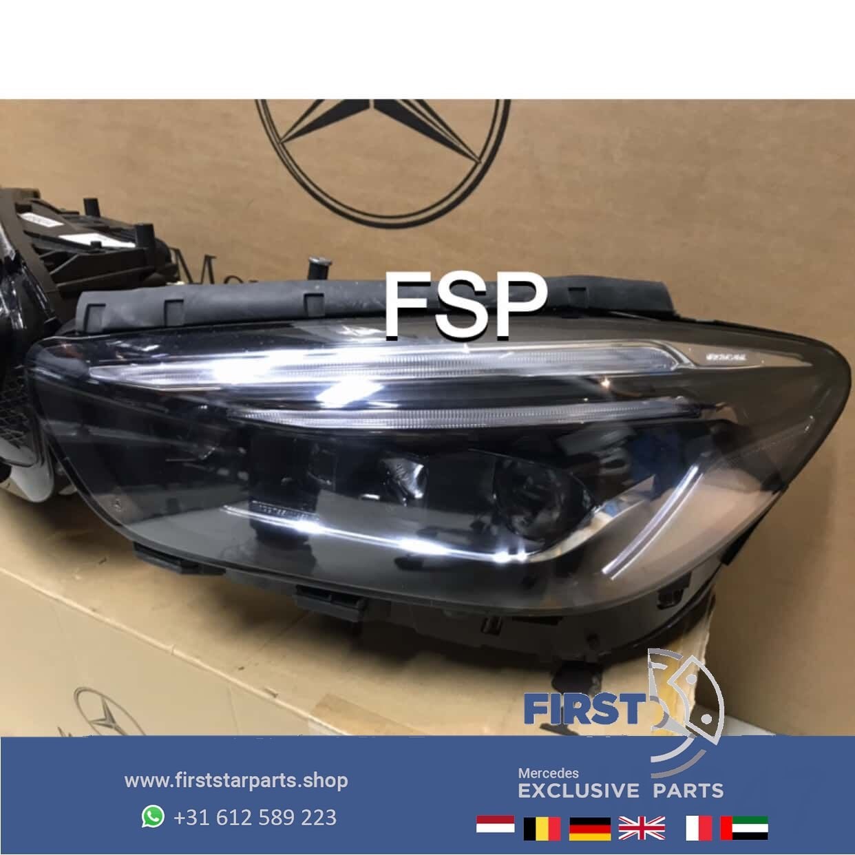 W247 LED MULTIBEAM KOPLAMPEN SET Mercedes B Klasse 2018-2022, Auto-onderdelen, Verlichting, Gebruikt, -, Ophalen of Verzenden