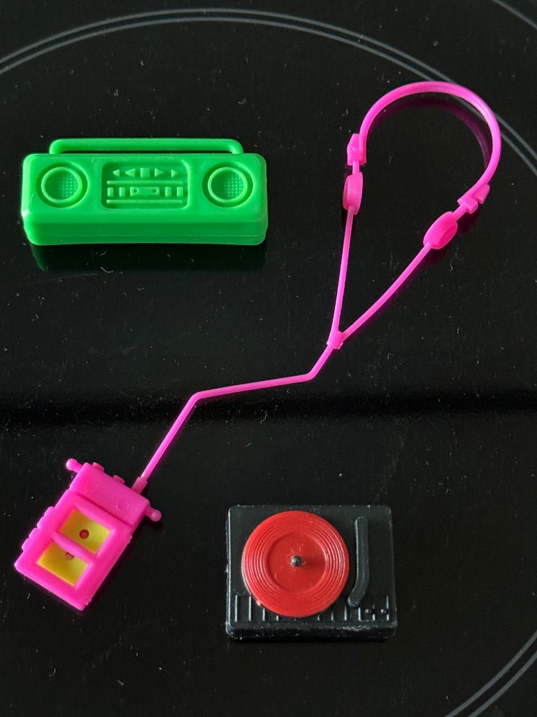 Barbie Electro- accessoires set ( vintage ), Ophalen of Verzenden, Zo goed als nieuw, Accessoires
