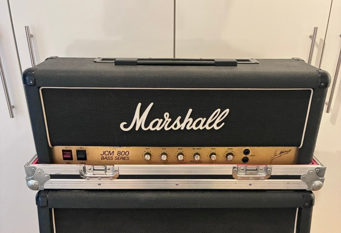 Marshall JCM 800 Bass Series (1983), Musique & Instruments, Enlèvement, Utilisé, Guitare, 100 watts ou plus
