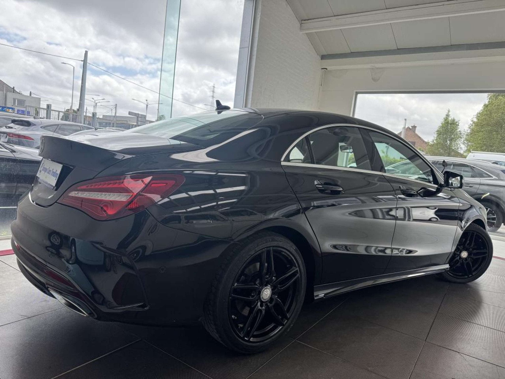 Mercedes-Benz CLA-Klasse 180 180 D 180d PACK AMG PHASE 2 BVA, Auto's, CLA, Gebruikt, Zwart, Leder