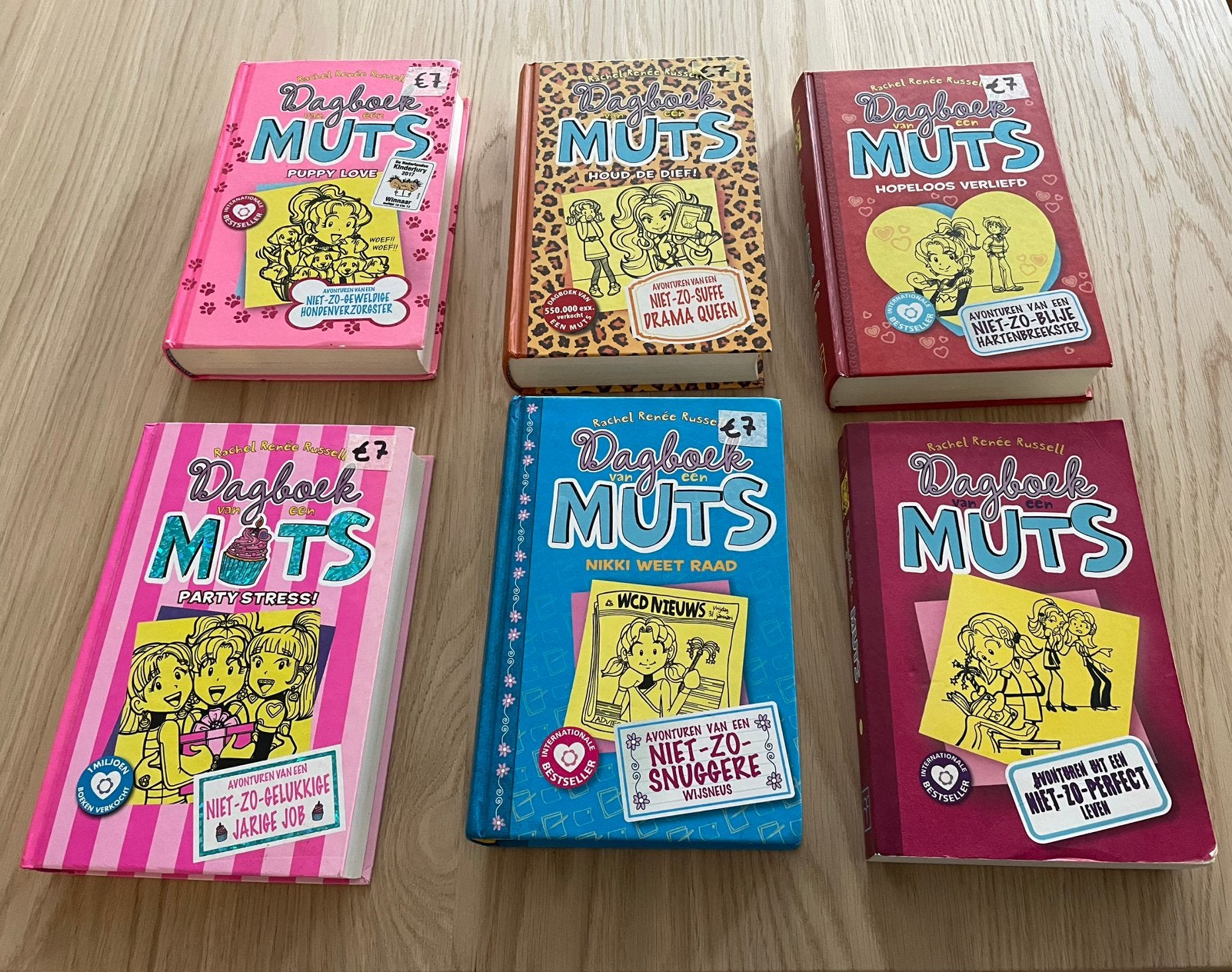 Dagboek van een MUTS jeugdboeken €7 per stuk, Livres, Humour, Enlèvement ou Envoi, Utilisé