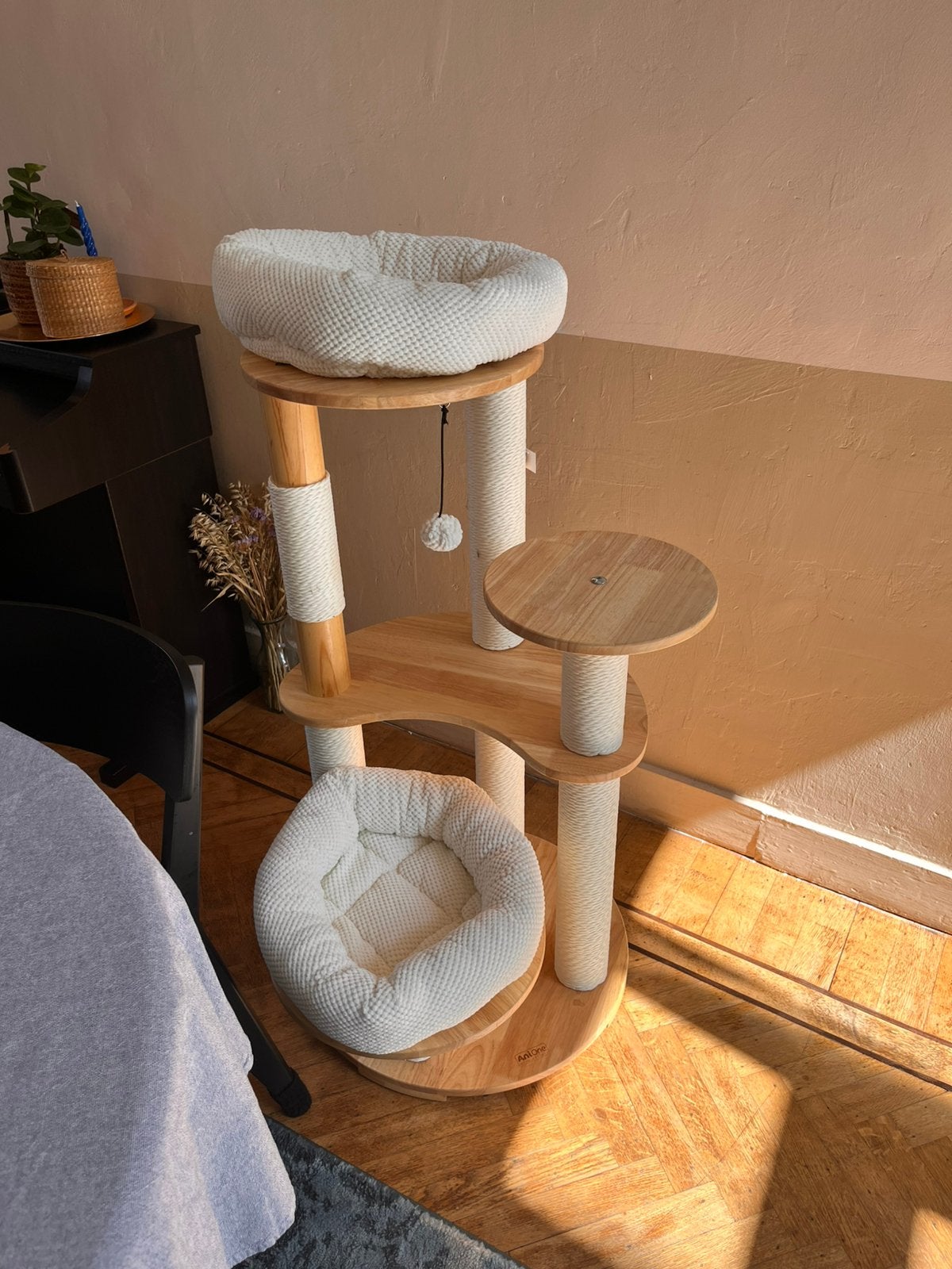 Nouvel arbre à chat avec 3 niveaux, Animaux & Accessoires, Meubles griffoirs pour chats, Enlèvement ou Envoi, Neuf
