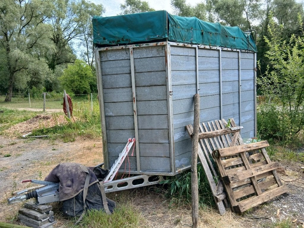 Van pour chevaux à réhabiliter, Enlèvement, Utilisé, Autres matériaux, Remorque 1 cheval