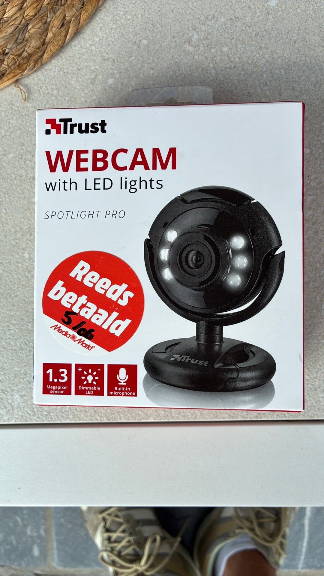 Webcam, Computers en Software, Webcams, Ophalen, Zo goed als nieuw