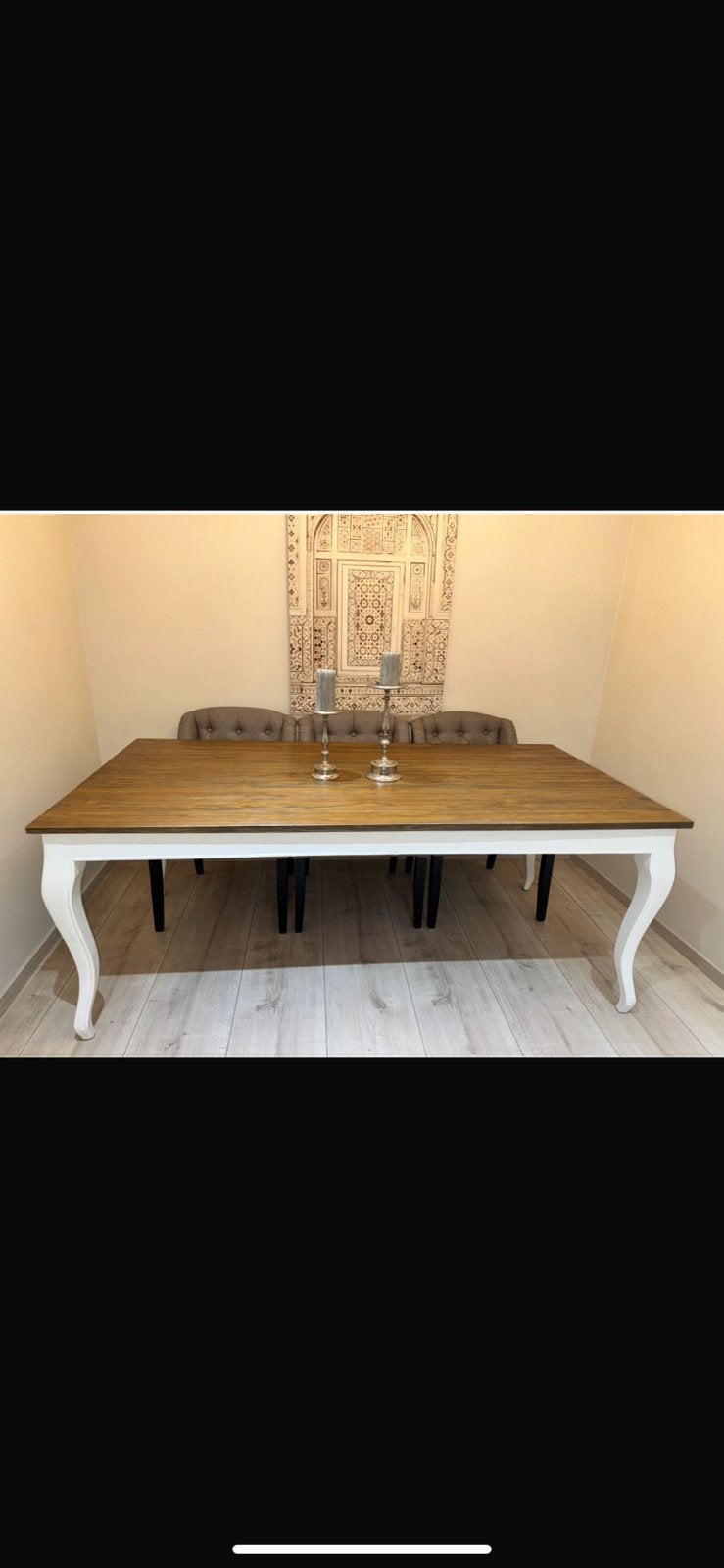 Eettafel, Huis en Inrichting, Tafels | Eettafels, Ophalen, Zo goed als nieuw, Eikenhout