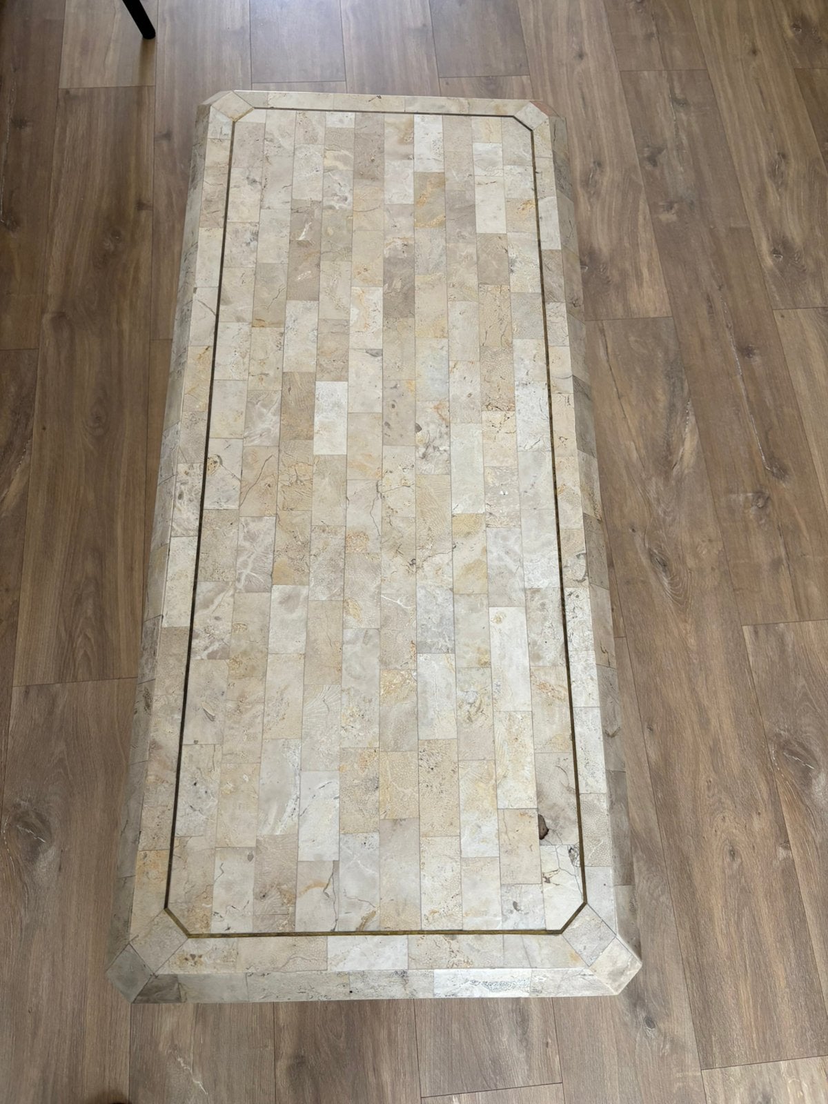 Vintage salontafel, Ophalen, Kunststof, Gebruikt, 100 tot 150 cm
