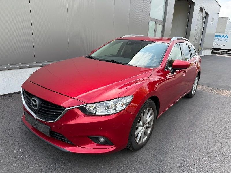 MAZDA 6 WAGON 2.2 SKYACTIV-D 150 DIESEL 02/15, Autos, Mazda, Rouge, Achat, Entreprise, Boîte manuelle