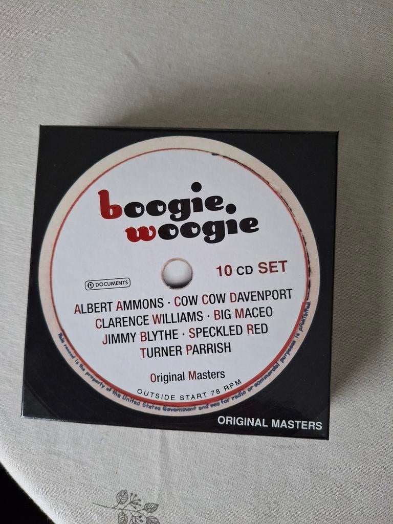 Boite de 10 CD Boogie Woogie Original Masters, Enlèvement ou Envoi