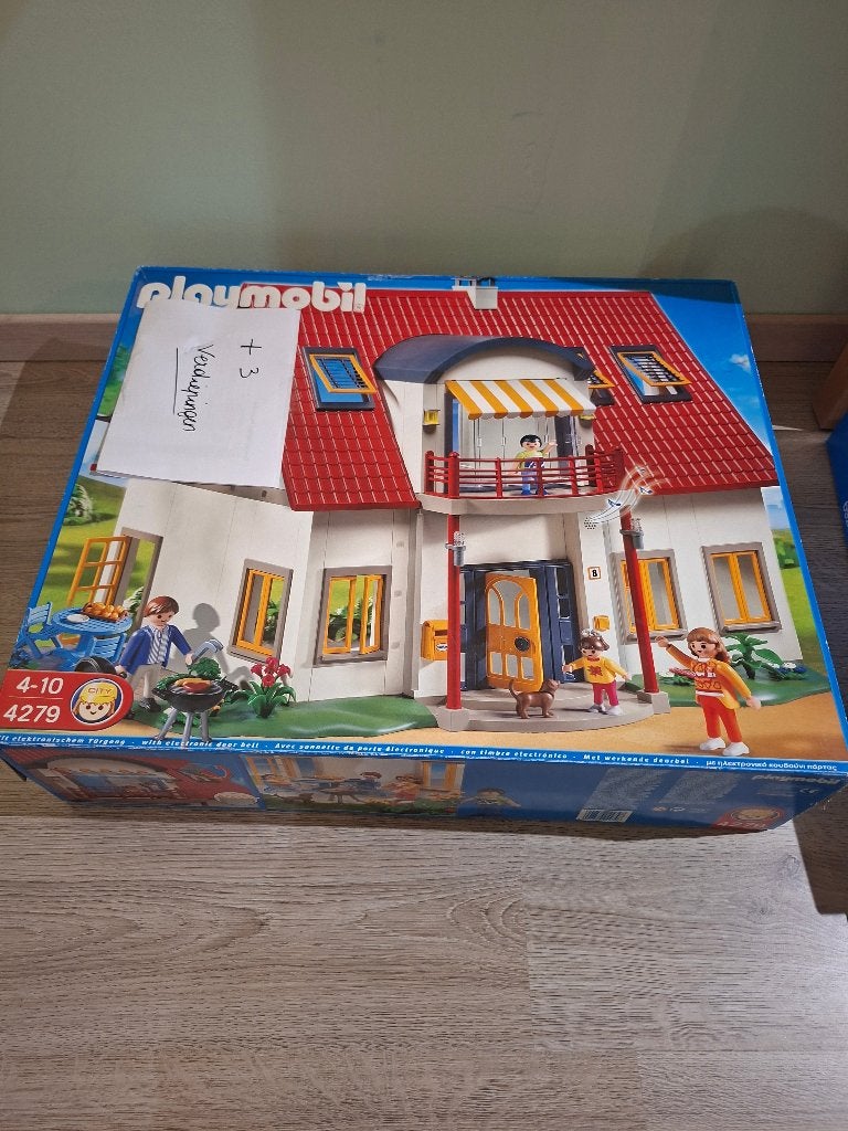 Playmobil groot huis met vele uitbreidingen, Kinderen en Baby's, Speelgoed | Playmobil, Ophalen, Gebruikt, Complete set