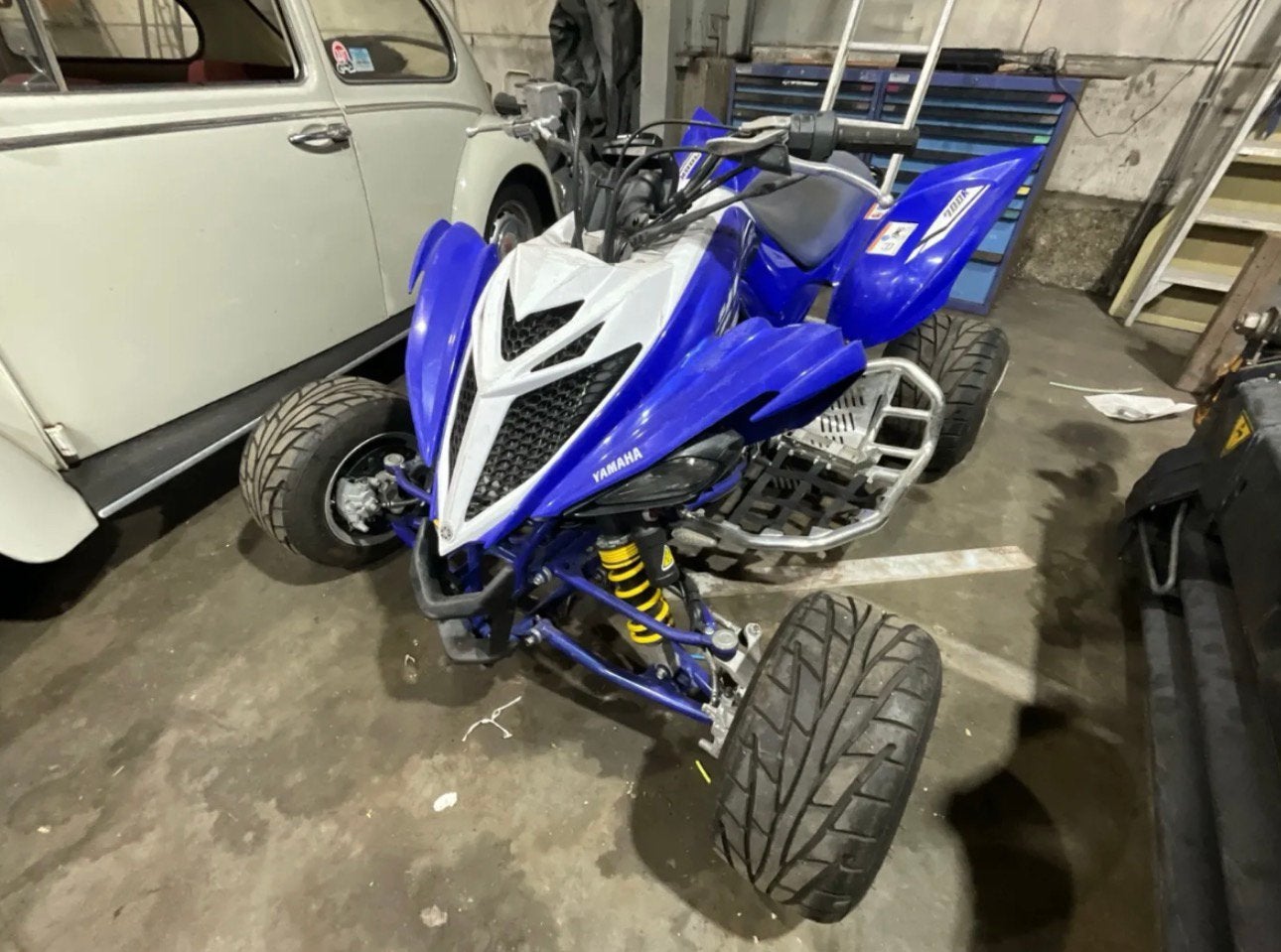 Yamaha raptor 700r (sta open voor ruilen), Ophalen