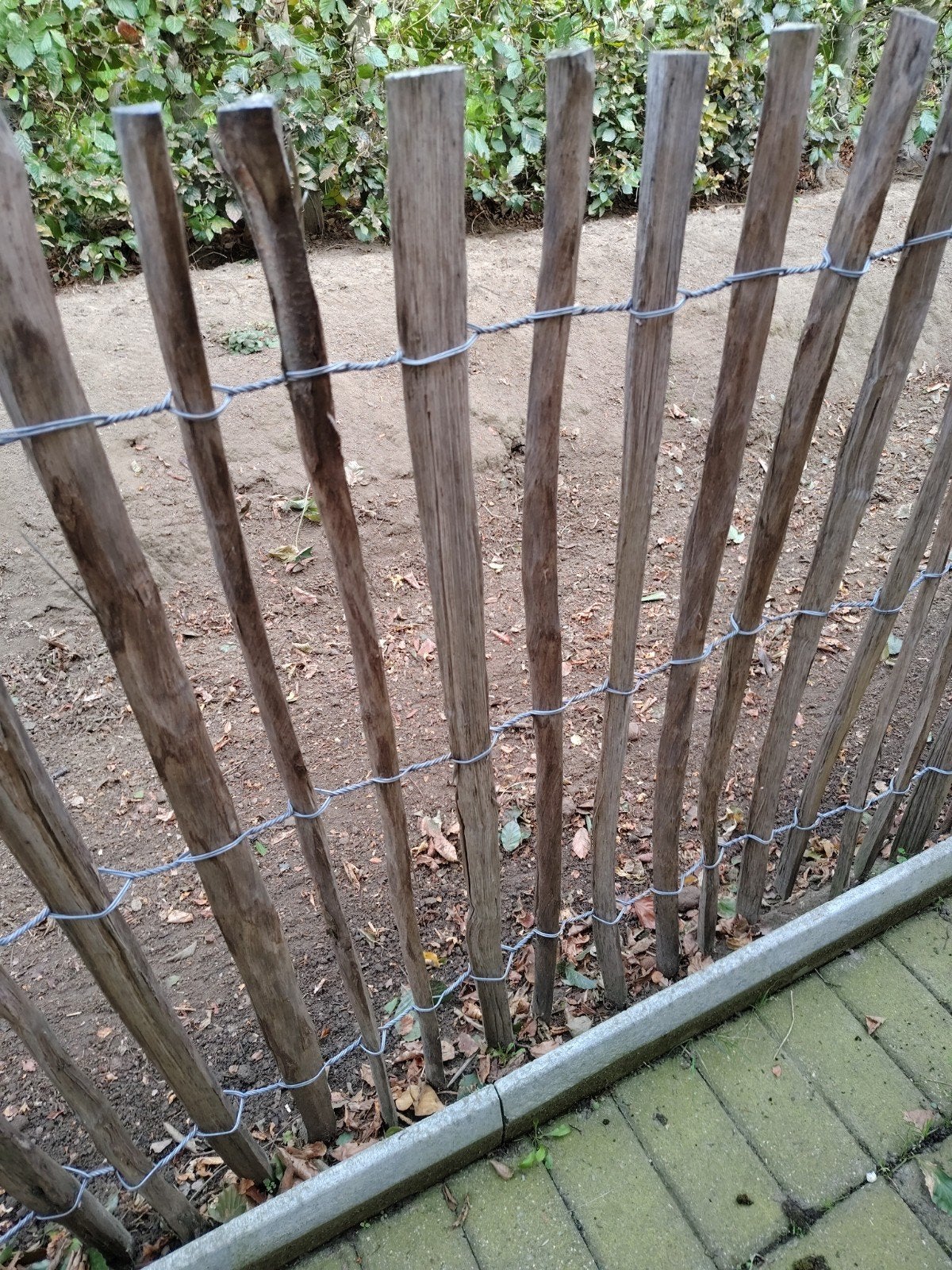 clôture en châtaignier de 100 cm de haut, 6 mètres ou plus, Comme neuf, Enlèvement, 1 à 2 mètres