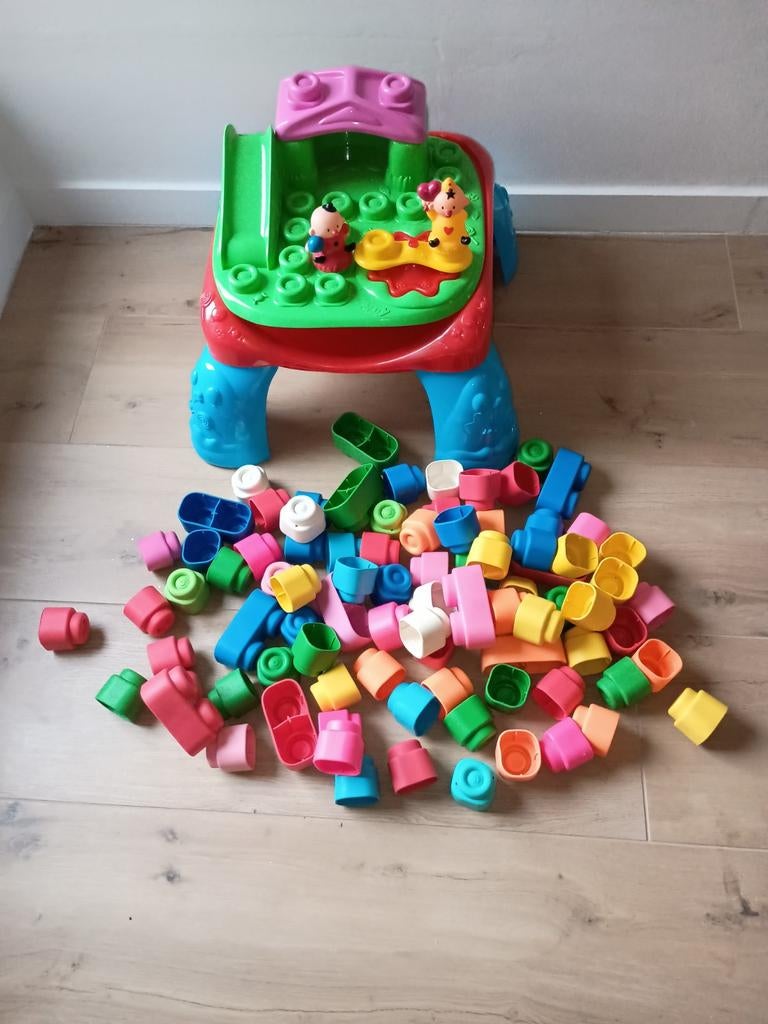 Clementoni Soft Clemmy Bumba tafel set met extra set blokken, Kinderen en Baby's, Ophalen