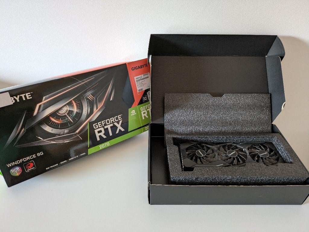 Gigabyte RTX2070, Computers en Software, Videokaarten, Ophalen, Gebruikt, Nvidia
