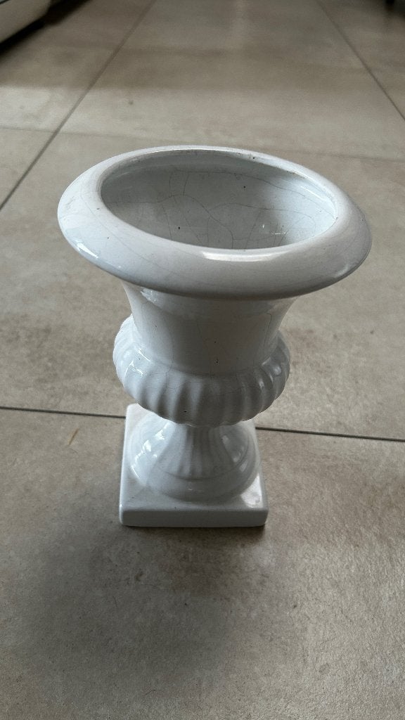 Witte vaas - Porcelia Delft white, Ophalen