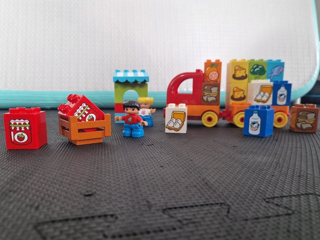 Lego Duplo mijn eerste vrachtwagen, Gebruikt, Ophalen of Verzenden, Inclusief minifiguren, Duplo