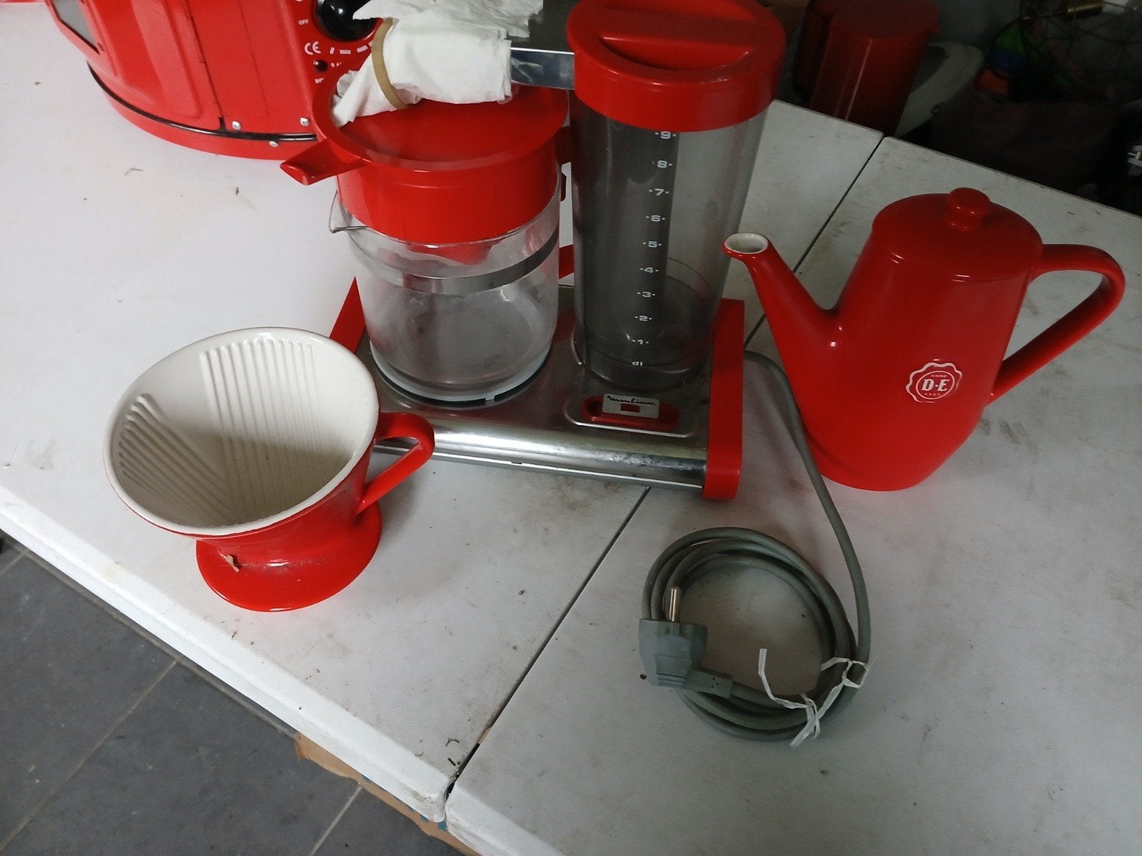 koffiezetapparaat, Ophalen