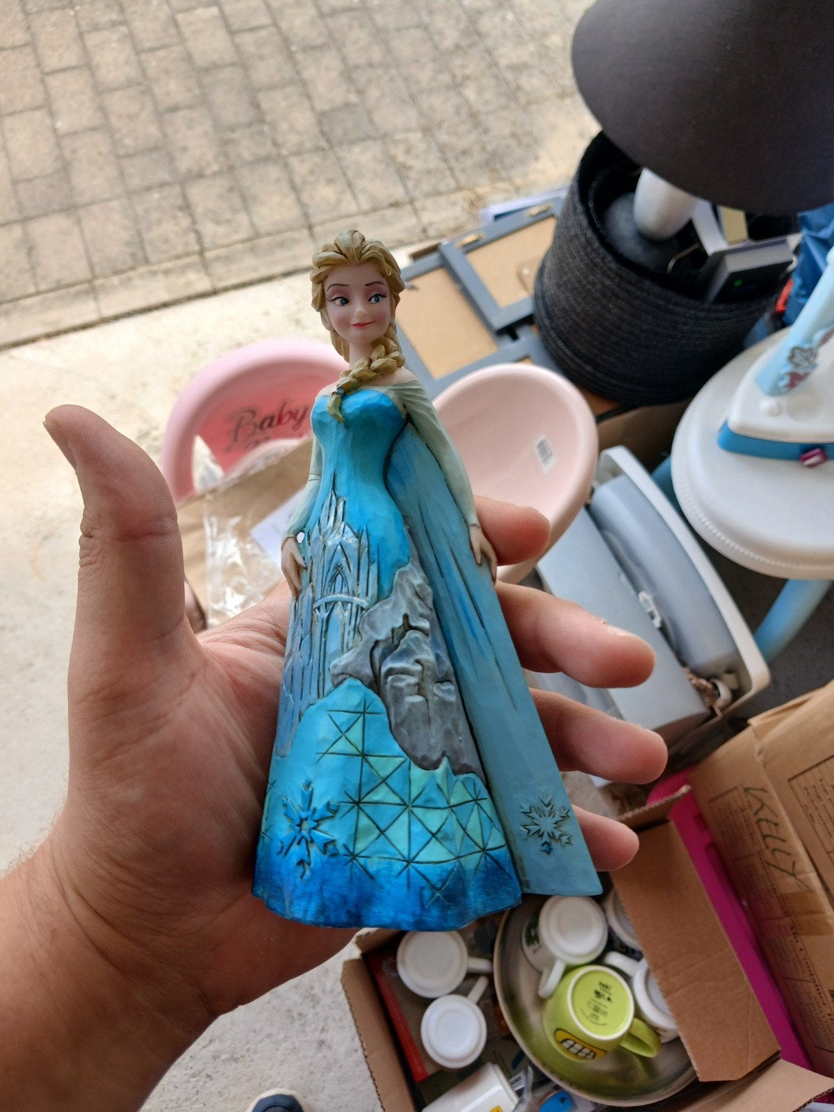 Disney Traditions Jim Shore - Elsa Fortress of Frost 2015, Verzamelen, Ophalen of Verzenden, Overige figuren, Nieuw, Beeldje of Figuurtje