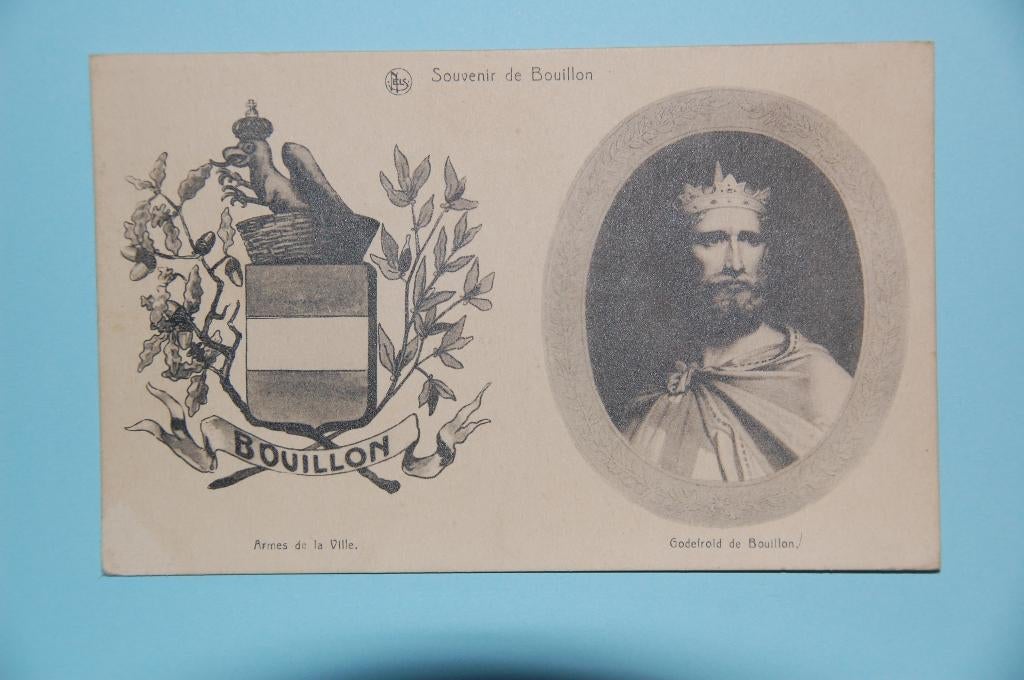 CARTE POSTALE BOUILLON, 1930, Envoi, 1920 à 1940, Affranchie, Luxembourg