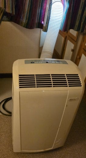 mobile Airco DELONGHI PACN92ECO, Elektronische apparatuur, Ophalen, 3 snelheden of meer, Zo goed als nieuw, Koelen en Ontvochtigen