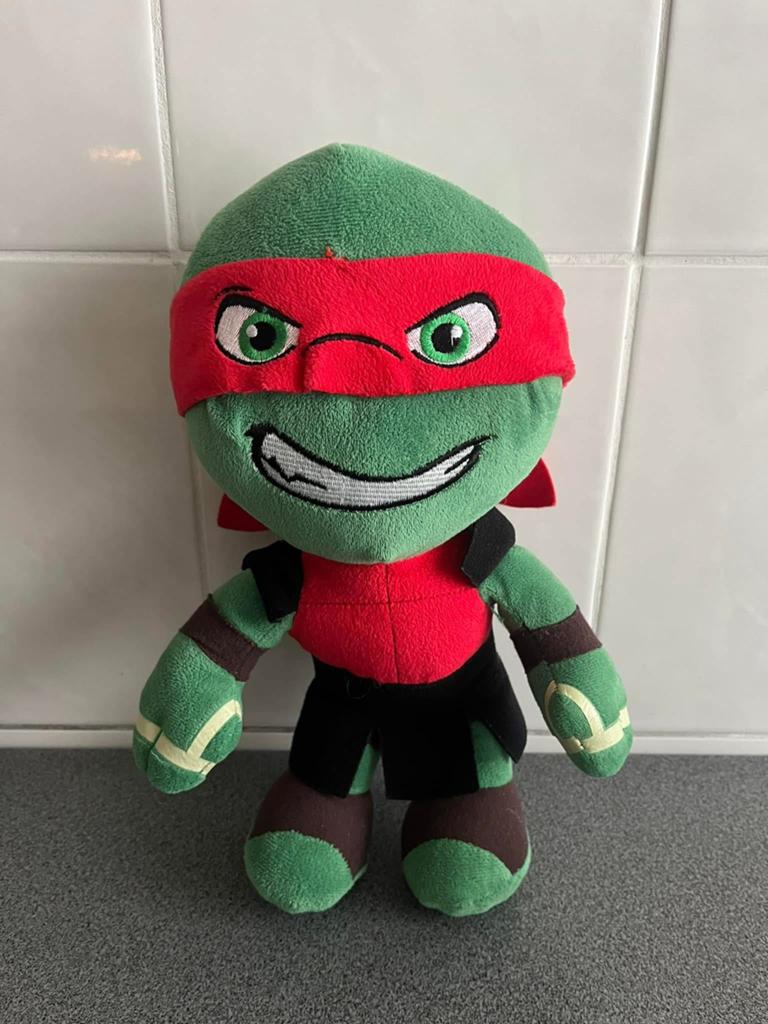 Knuffel Teenage Mutant Ninja Turtles Raphael - 32 cm, Ophalen of Verzenden