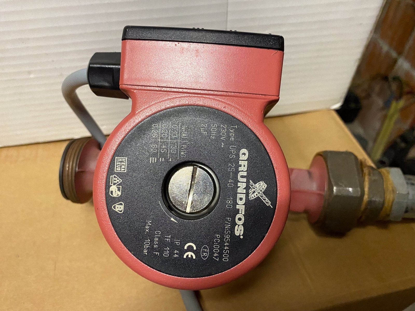 Grundfos UPS 25-60 180 circulatiepomp – CV / verwarming, Doe-het-zelf en Bouw, Ophalen, Gebruikt