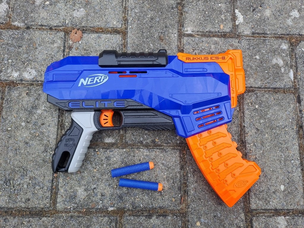 Nerf N-strike elite rukkus ICS-8, Enlèvement, Comme neuf