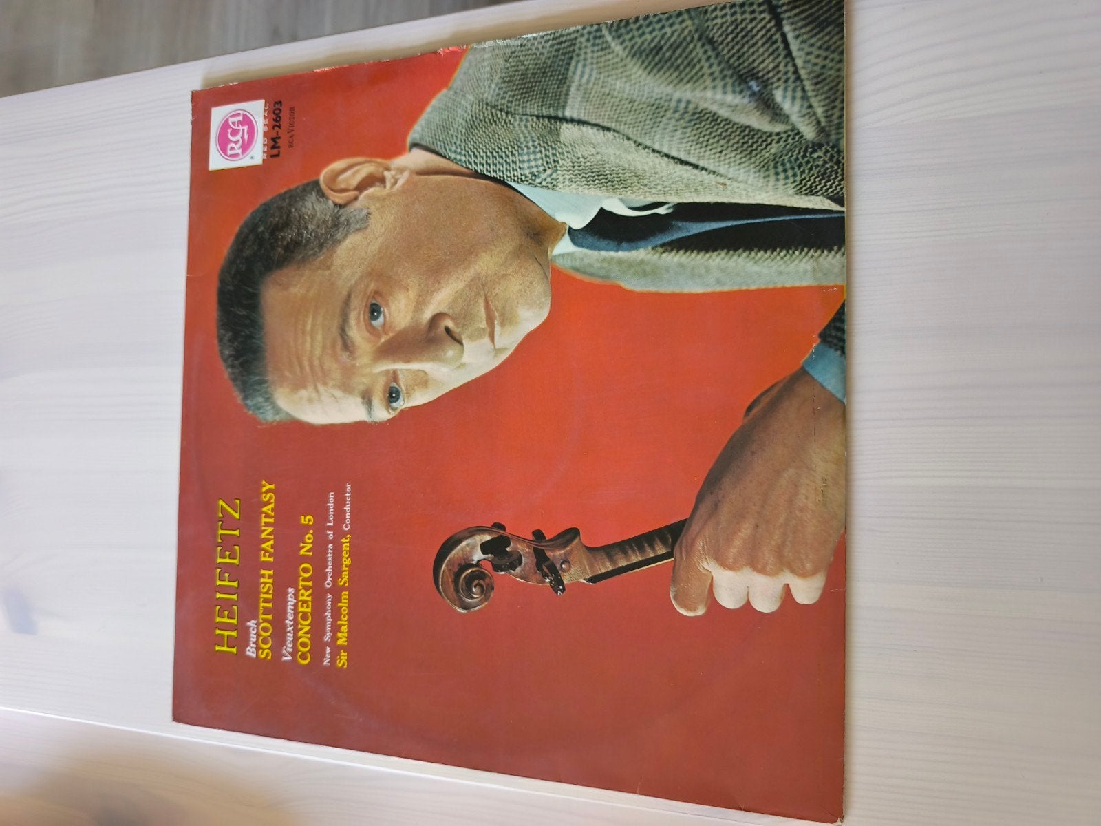Vinyle RCA Victor Heifetz Bruch Vieuxtemps LM-2603, CD & DVD, Enlèvement