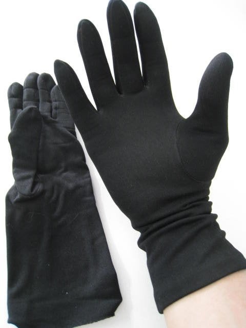 Dameshandshoenen, stof, zwart, maat 7 3/4, nooit geruikt, Kleding | Dames, Ophalen