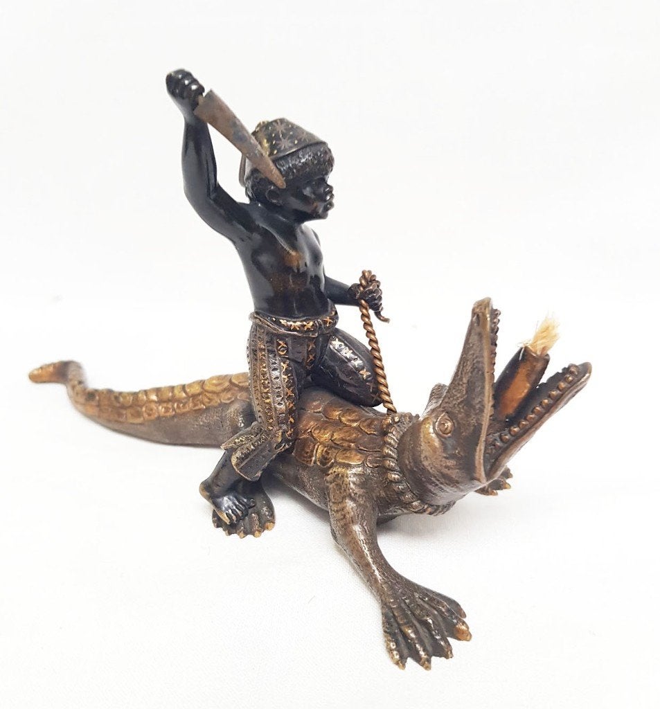 Weens brons Franz BERGMANN., Antiek en Kunst, Kunst | Beelden en Houtsnijwerken, Beeld, Brons, Scène, Minder dan 20 cm, Europa
