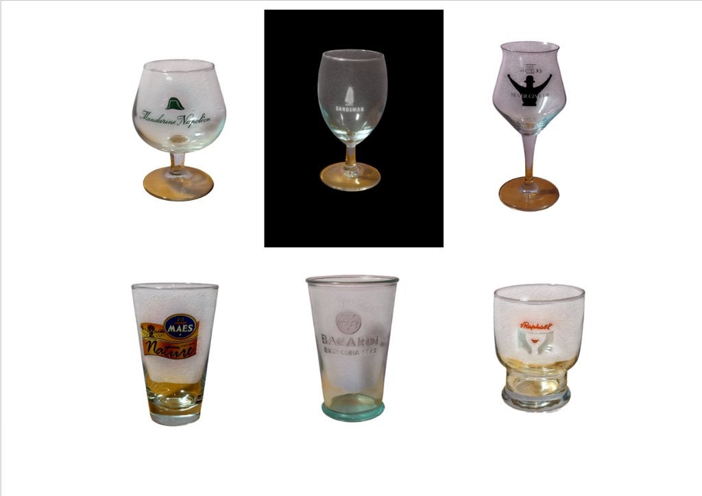 10 verres 1 pcs / 1 bouteille divers vintage (prix pièce), Antiquités & Art, Enlèvement