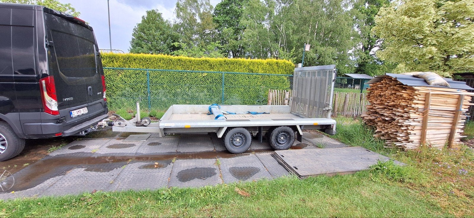 Hapert machinetransporter, Auto diversen, Ophalen