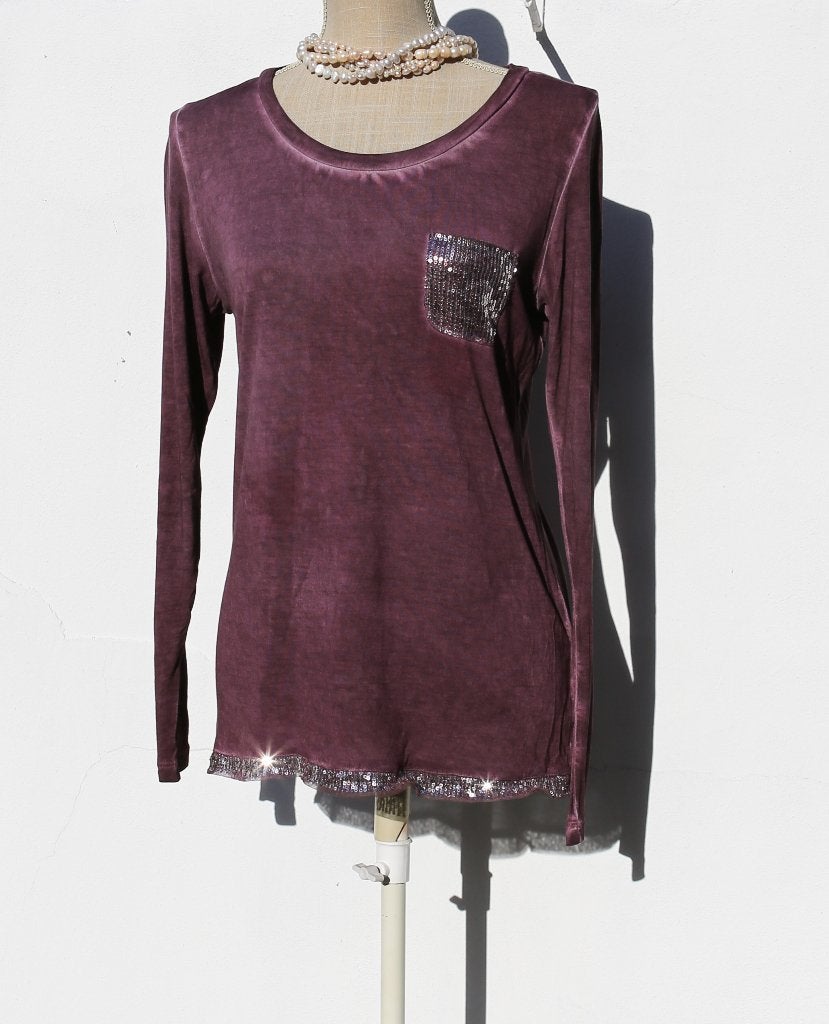 Prachtige Tie & Dye blouse - T40, Ophalen of Verzenden, Zo goed als nieuw, Maat 38/40 (M), Paars