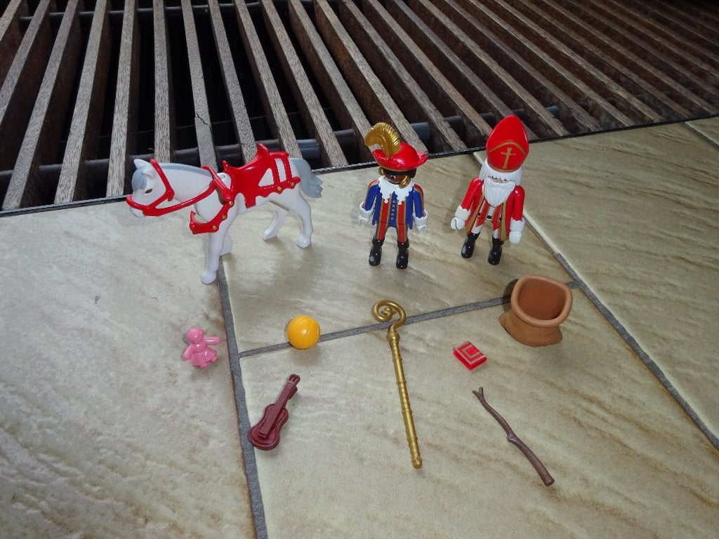 Playmobil Père Noël et Piet, Enfants & Bébés, Enlèvement ou Envoi, Utilisé, Kit complet, Figurines