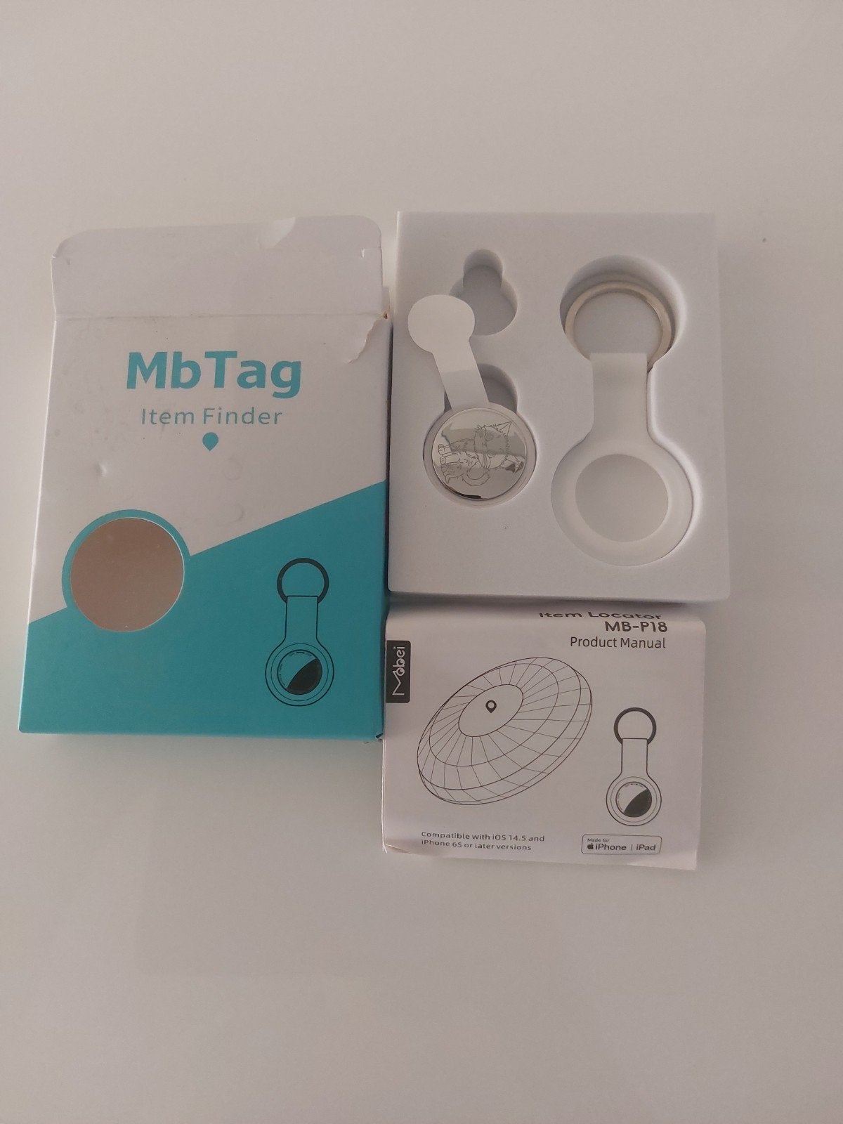 Item finder werkt met een app op Apple, Ophalen of Verzenden