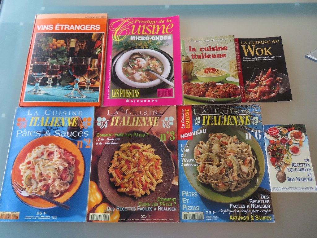 Kookboeken - Te koop per lot (8 boeken- €6) of €3 per stuk, Boeken, Marlies Sauerborn, Ophalen of Verzenden, Italië, Gelezen