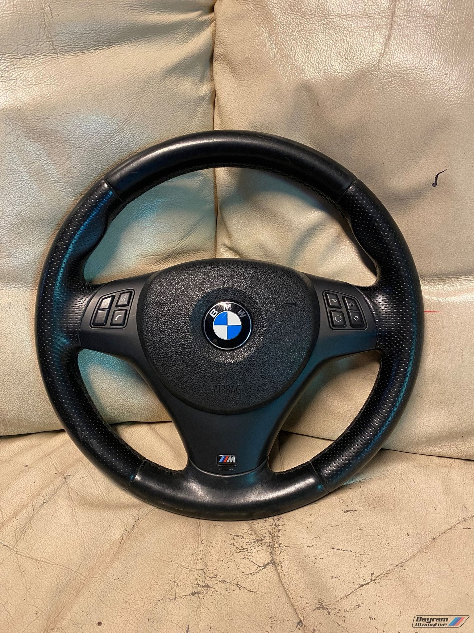 Bmw E90 M3 stuur sportstuur mf E91 E92 E93 E87 3-serie  E87, Auto-onderdelen, Besturing, Gebruikt, -, -, Ophalen of Verzenden