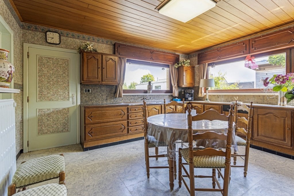 4 stoelen met 2 bijzetstoeltjes, Maison & Meubles, Chaises, Klassiek, Bois, Brun, Enlèvement