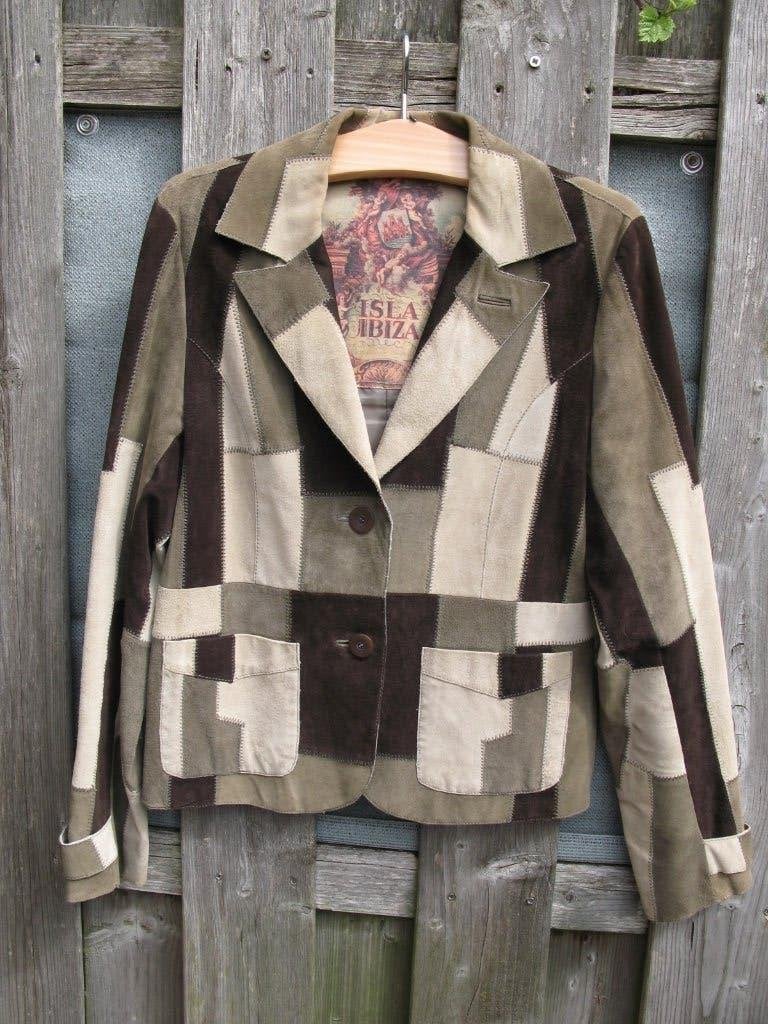 Suède vintage jasje, Bruin, Zo goed als nieuw, Jasje, Andere