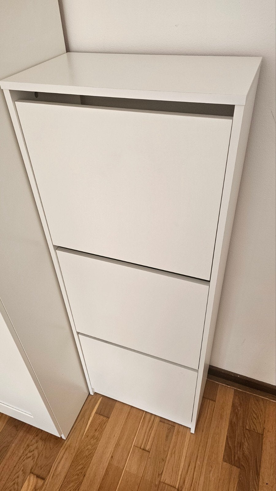 Bissa schoenenkast 3 vakken wit