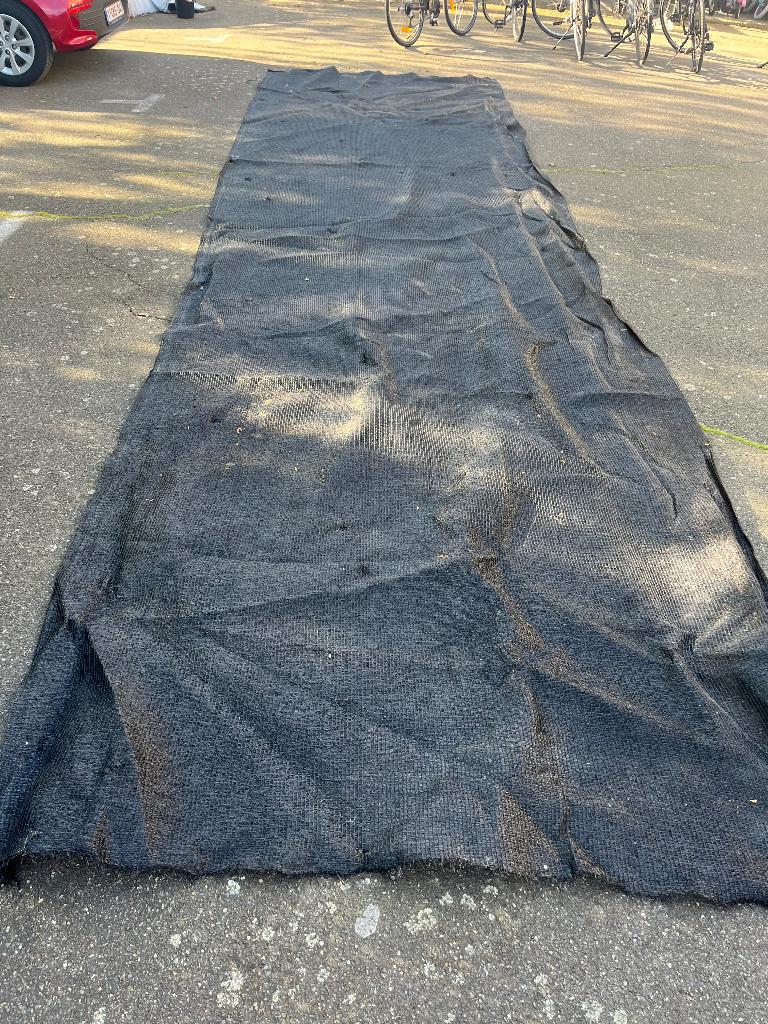 Doek voor tegen schutting, Tuin en Terras, Ophalen, Kunststof, 1 tot 2 meter, Zo goed als nieuw