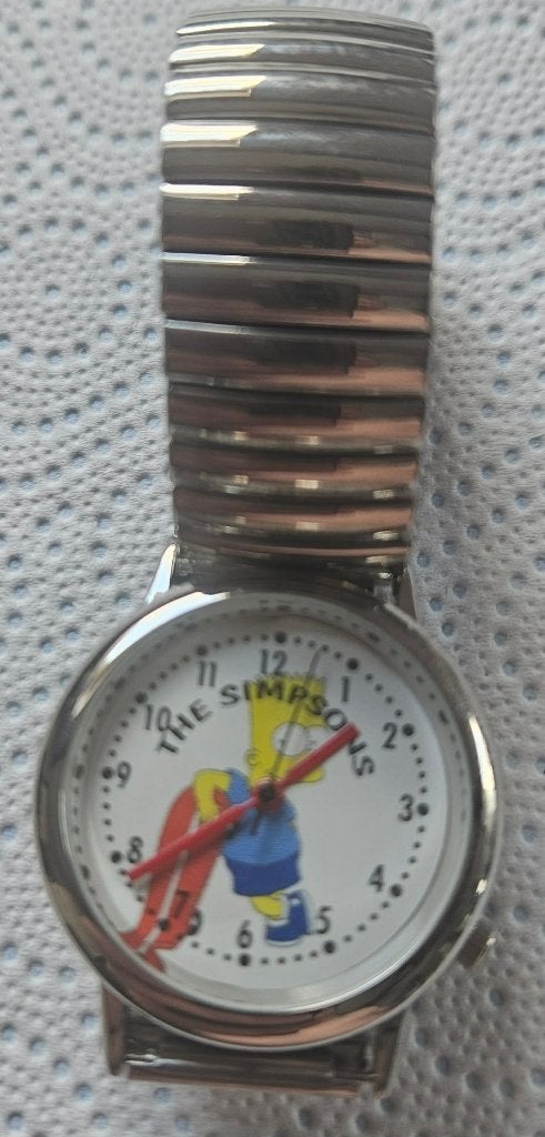 Montre The Simpsons Vintage – Bart – Bracelet Acier, Ophalen of Verzenden
