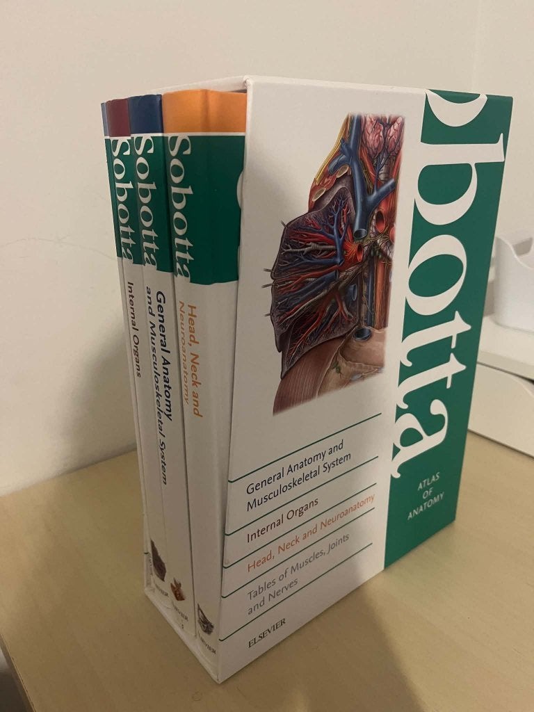 16e édition de l'Atlas d'anatomie de Sobotta, Enlèvement, Comme neuf, Elsevier, Sciences naturelles
