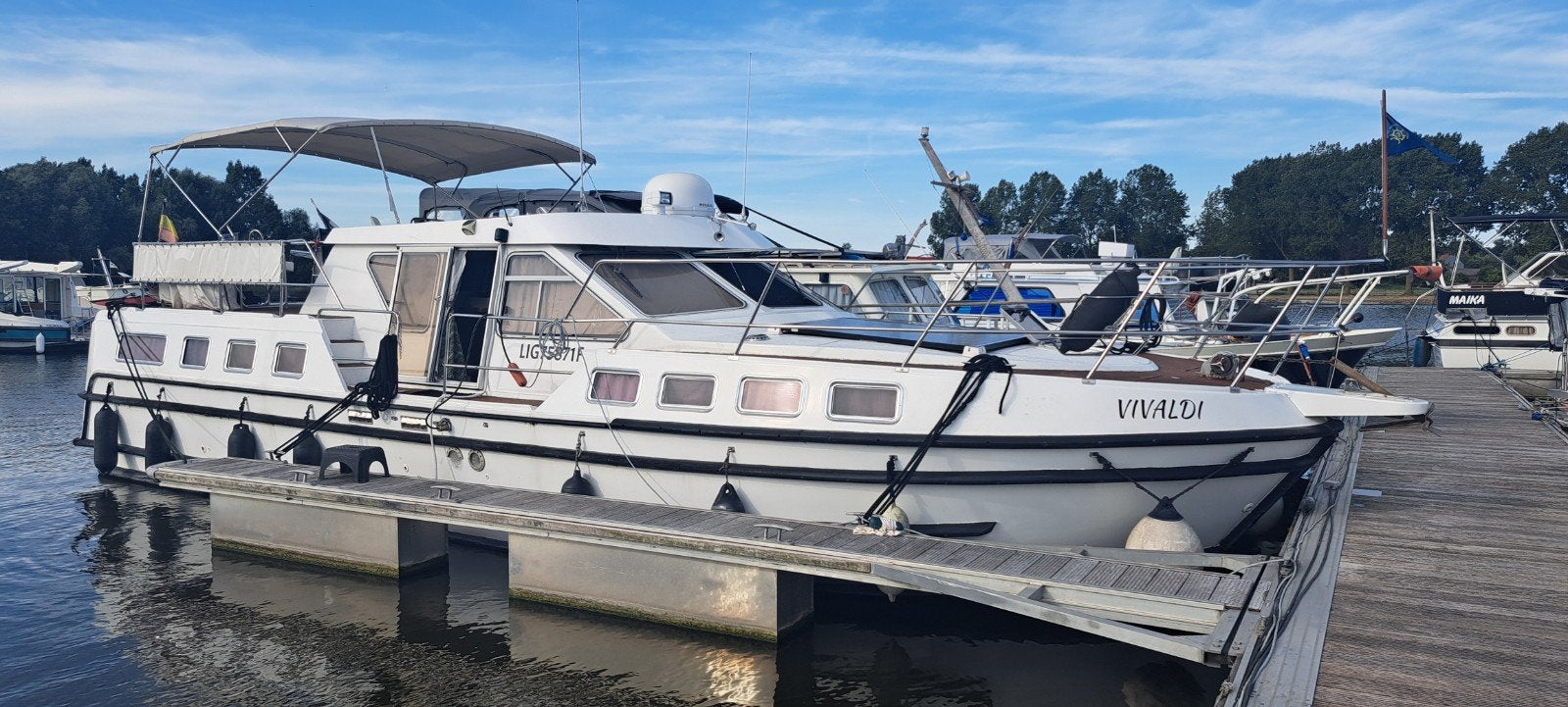 Yacht Tarpon 42 fluvial côtier habitable, Diesel, Comme neuf, Direction hydraulique, 110 ch