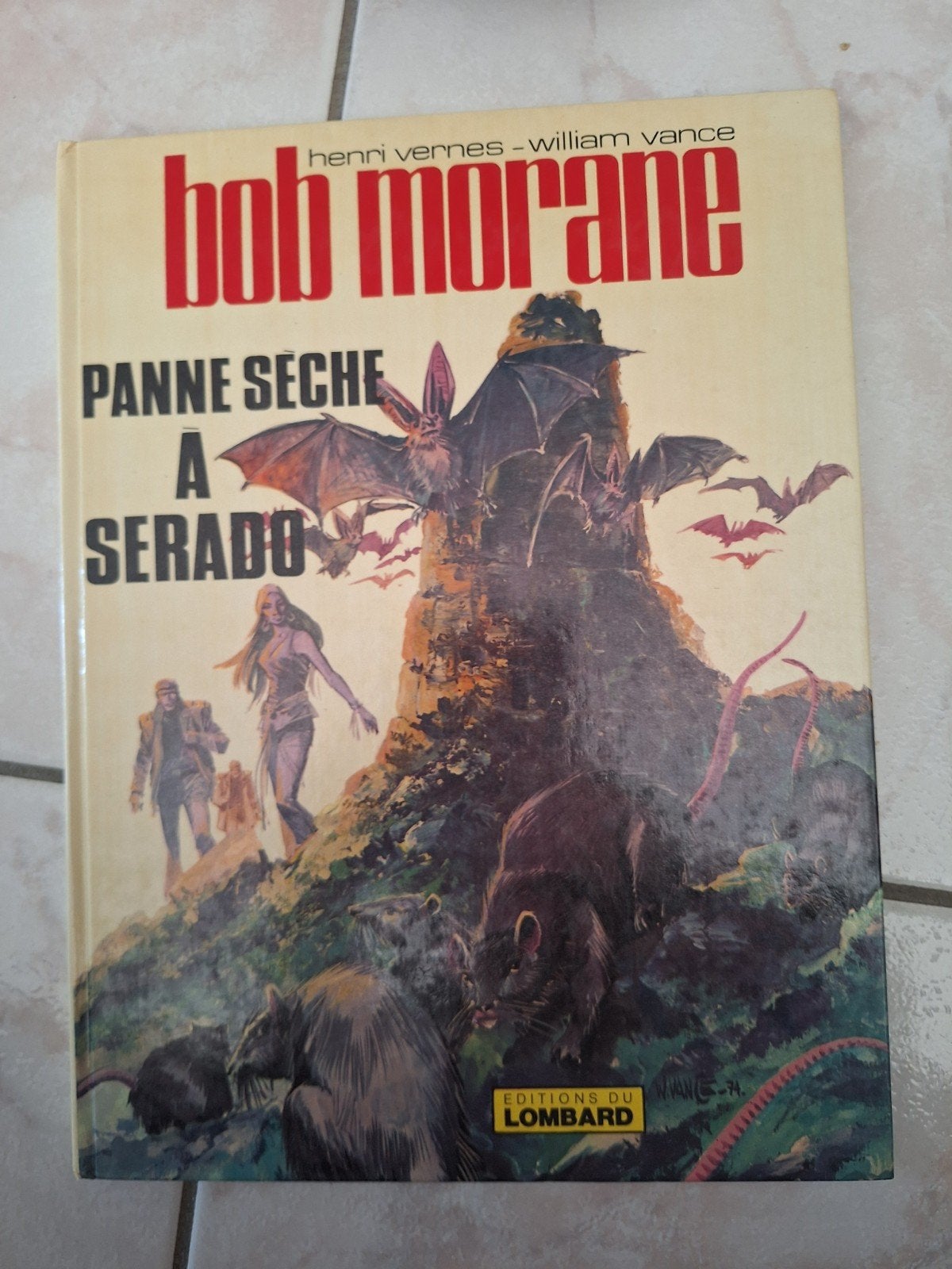 Bob Morane Panne à Serado 1975, Une BD, Utilisé