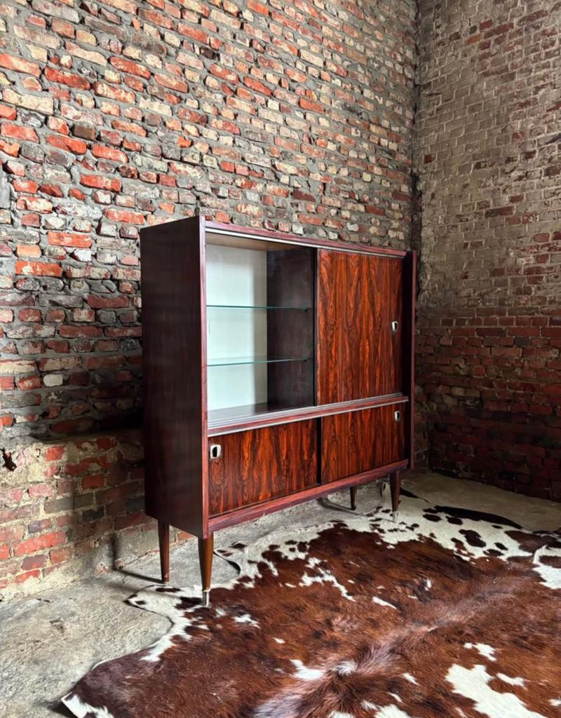 Vintage midcentury highboard/barkast, Ophalen