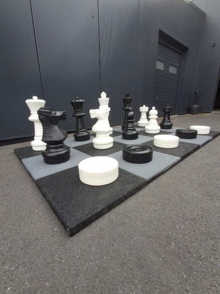 Rubber tegels 4 cm, Tuin en Terras, Ophalen, Nieuw